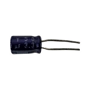 Capacitor Eletrolítico 3,3uf x 50V RD 85° Mini