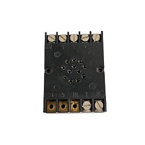 Base Para Rele Preto 12 Pinos