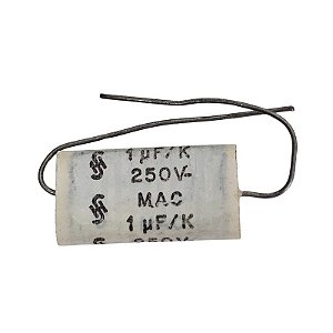 Capacitor Poliéster 1uF x 250V Axial Siemens