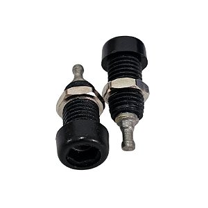 Borne 257 Preto Para Pino Banana 4MM