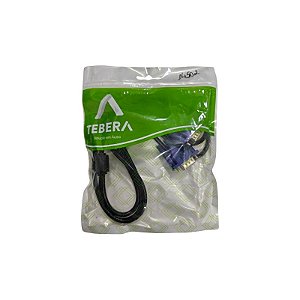 Cabo VGA Macho x Macho 1,5M Com Filtro Tebera