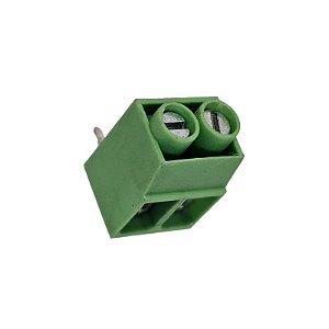Borne DG167 15A 250V Awg 22-12 2 Pinos Verde 90° Degson