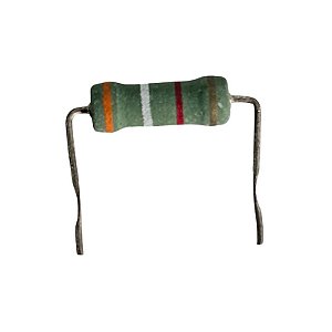 Resistor 3K9 3W 5% Pré Formado