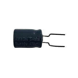 Capacitor Eletrolítico 470uF x 10V 85° Samxon