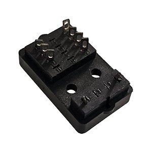 Soquete Para Relé 9 Pinos Preto