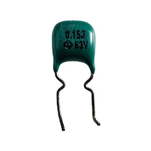 Capacitor Poliéster 150K x 63V = 0.15J 63V