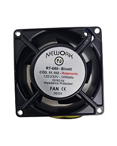 Cooler 80x80x38MM Bivolt 3000RPM 51.102