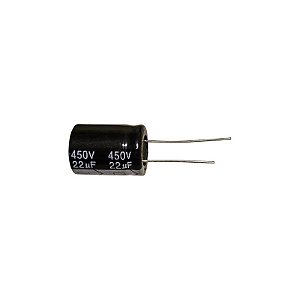 Capacitor Eletrolítico 22uF x 450V RD 105º Secon