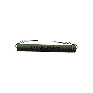 Resistor 33R 20W 10% Axial Verde Fead