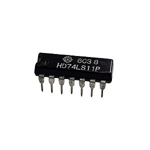 Circuito Integrado HD74LS11P Hitachi