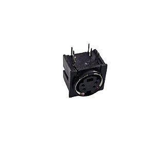 Conector Din Fêmea Para Solda Placa