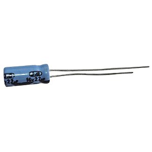 Capacitor Eletrolítico 22uF x 16V RD 85º J.D CD110