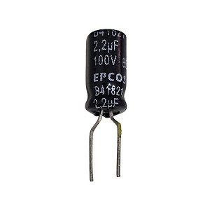 Capacitor Eletrolítico 2,2uF x 100V RD 85º Epcos