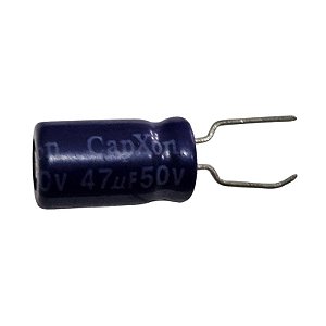 Capacitor Eletrolítico 47uF x 50V RD 85º