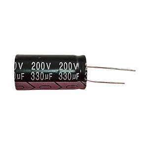 Capacitor Eletrolítico 330uF x 200V RD 105º Ketuo