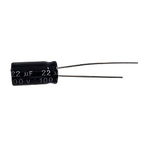 Capacitor Eletrolítico 22uF x 100V RD 105º Jwco