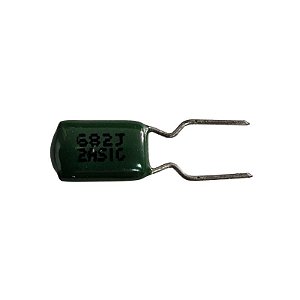 Capacitor Poliéster 6K8 x 50V = 682J 2Asic