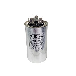 Capacitor Para Ar Condicionado 17,5+5uF x 440V 50/60Hz CBB65 TK