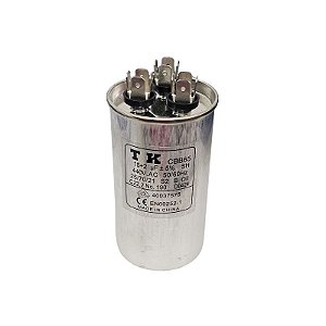 Capacitor Para Ar Condicionado 15+2uF x 440V 50/60Hz CBB65 TK
