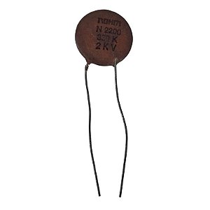 Capacitor Cerâmico 33PpF x 2KV Rohm = N2200 330K 2KV