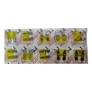Fusível 20A 32V Lâmina Rápido Kit 10 Pçs