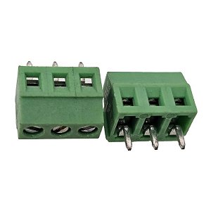Borne KRE 3 Verde 180º -5.0 10A 300V Awg 22-14 Degson