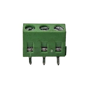 Conector Borne DG127-5.0 13.5A 150V 3 Vias 90° Verde Degson