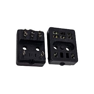 Soquete Para Relé 8 Pinos Preto