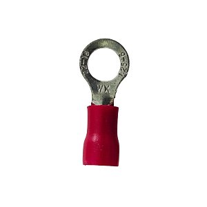 Terminal Olhal Isolado Vermelho 1.25-5 22-16 Wx