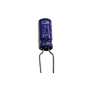 Capacitor Eletrolítico 3,3uF x 50V RD 85º Sg