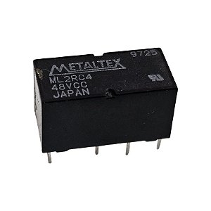 Rele ML2RC4-48VcC Metaltex 8 Terminais