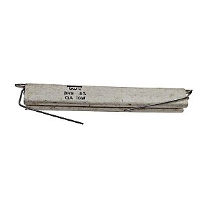 Resistor 3R9 10W 5% Axial Porcelana