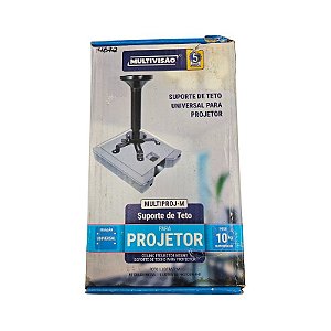 Suporte de Teto Para Projetor Multiproj-M Fixação Universal Preto Multivisão
