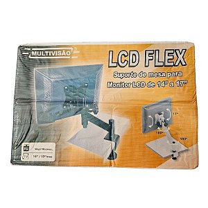 Suporte de Mesa Para Monitor  de 14!" A 17" Lcd Flex