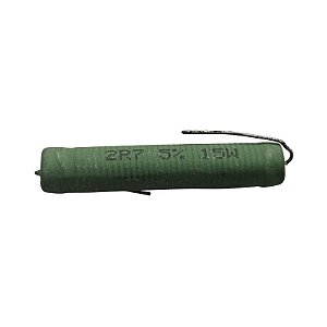 Resistor 2R7 15W 5% Axial Verde