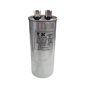 Capacitor Polipropileno 60uF x 440V 50/60Hz CBB65 TK 50DX120A