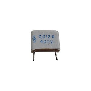 Capacitor Poliéster 12NF x 400V 10% = 0,012 K 400V
