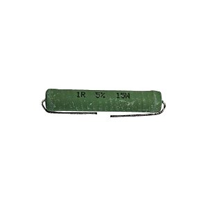 Resistor 1R 15W 5% Axial Verde