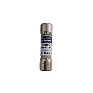 Fusível 250mA 600V 100kA Rápido Bussmann 600V Fast-Acting Fuse KLM-1/4