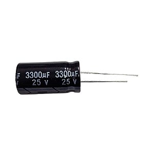 Capacitor Eletrolítico 3300uF x 25V RD 105º Secon