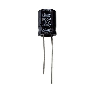 Capacitor Eletrolítico 1000uF x 16V RD 105º Secon