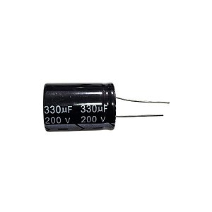 Capacitor Eletrolítico 330uF x 200V RD 105º Topmay