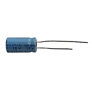Capacitor Eletrolítico 470uF x 10V 85º +-20% Log