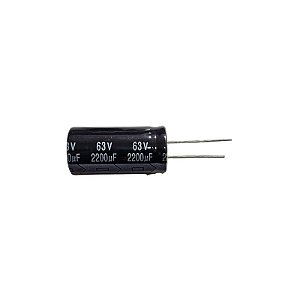 Capacitor Eletrolítico 2200uF x 63V RD 105º Secon