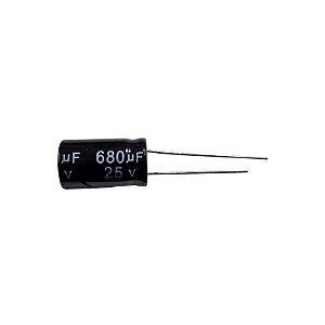 Capacitor Eletrolítico 680uF x 25V RD 105º Secon