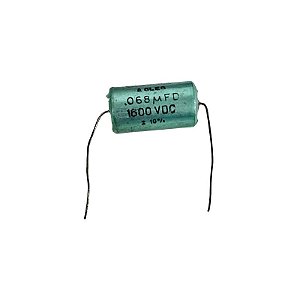 Capacitor a Óleo .068mFD x 1600VDC +-10% Axial Cherry