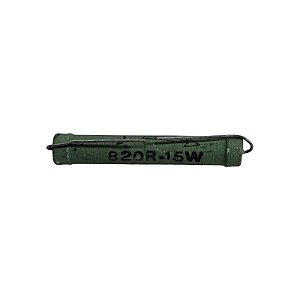 Resistor 820R 15W 10% Axial Verde