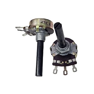 Potenciômetro 47K A Rotativo Sem Chave Linear 23MM