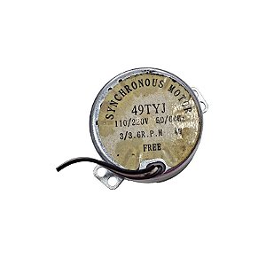 Motor Para Microondas 49TYJ 110-220V 50/60Hz 3/3.6R.P.M 4W