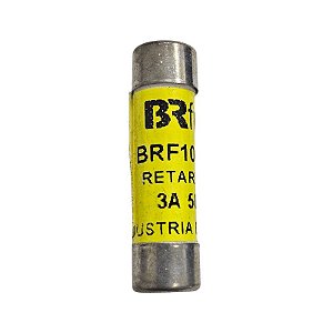 Fusível 3A 500V 120Ka Retardado BRF100-3A 10X38 BRFusi
